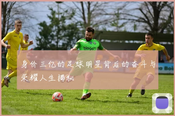 身价三亿的足球明星背后的奋斗与荣耀人生揭秘
