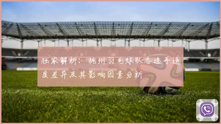 独家解析：杭州羽毛球队各选手速度差异及其影响因素分析