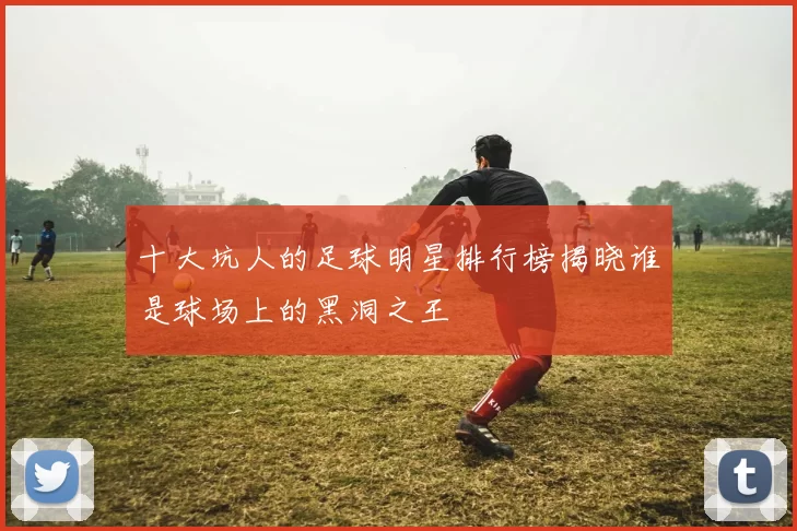 十大坑人的足球明星排行榜揭晓谁是球场上的黑洞之王