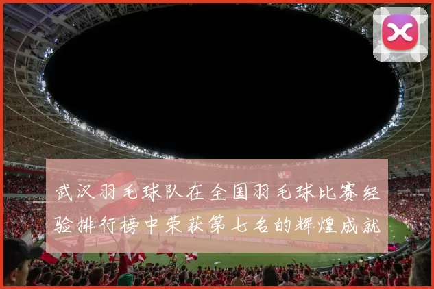 武汉羽毛球队在全国羽毛球比赛经验排行榜中荣获第七名的辉煌成就